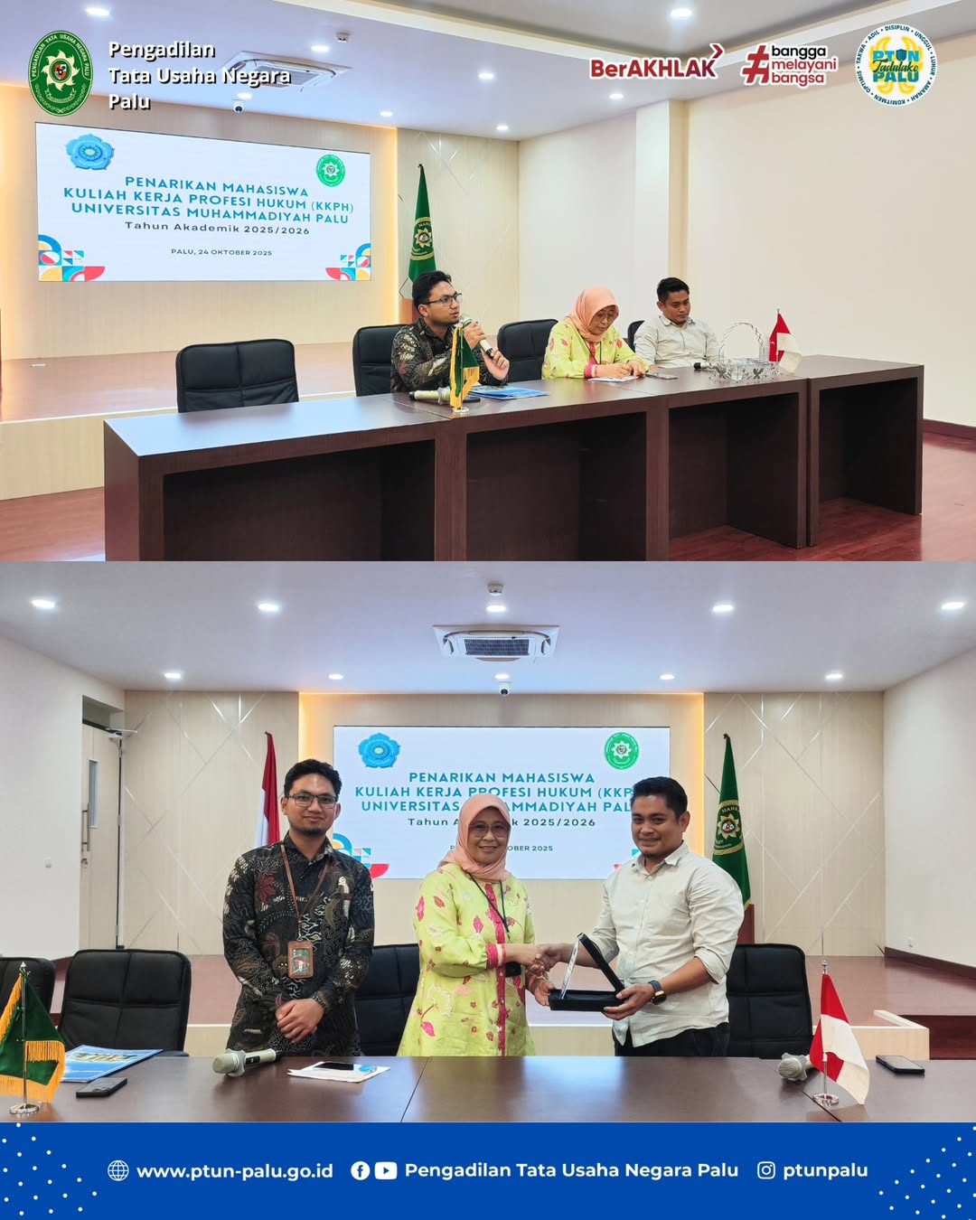 Palu, 24 Oktober 2025Mahasiswa Fakultas Hukum Universitas Muhammadiyah Palu mengakhiri Program (2)