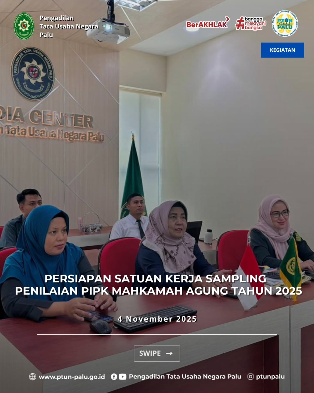 Palu, 4 November 2025Sehubungan dengan akan dilaksanakannya Sampling Penilaian Pengendalian Int (1)