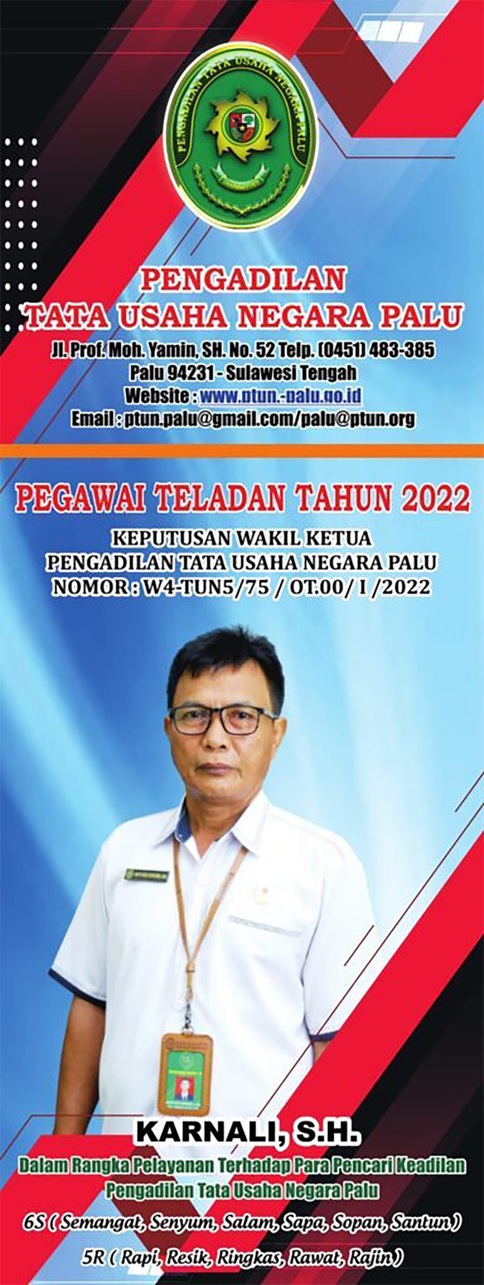 E-Banner Pegawai Teladan 2022